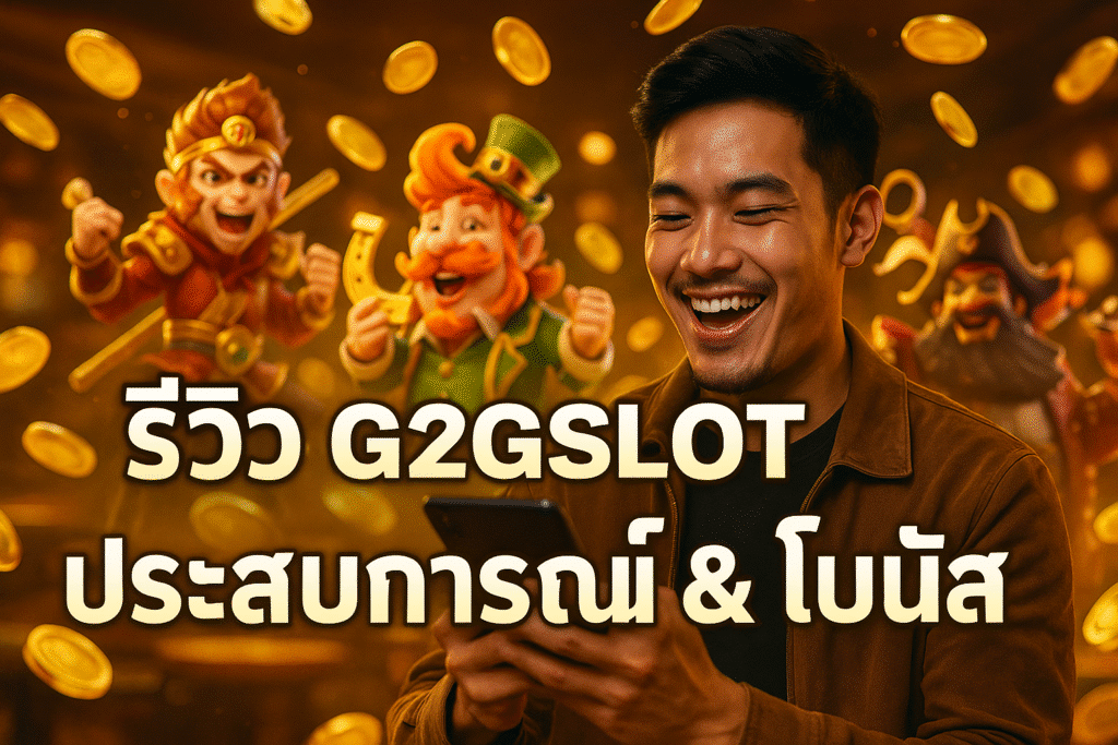 รีวิว G2GSLOT ประสบการณ์ & โบนัส