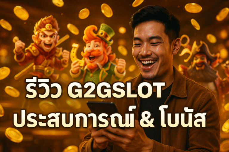 รีวิว G2GSLOT ประสบการณ์ & โบนัส