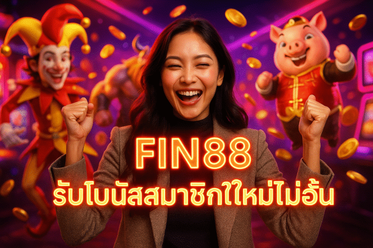 FIN88 รับโบนัสสมาชิกใหม่ไม่อั้น